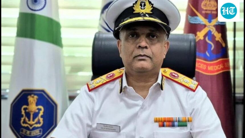 vice-admiral-dilip-raghavan-assumes-top-armed-forces-medical-role