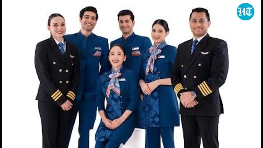 air-india-express-rolls-out-new-uniform-for-cabin-crew-with-focus-on-indian-art-forms,-cultural-heritage