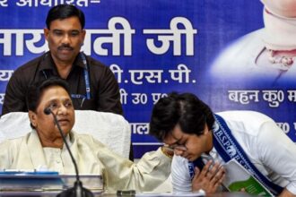 mayawati-removes-nephew-from-key-bsp-post,-believes-he-‘requires-further-maturity’