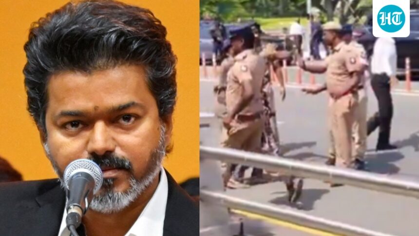 couple-tries-to-breach-cm-vijay’s-security-near-tamil-nadu-secretariat,-detained-by-police