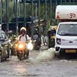 traffic-crawls-on-delhi-gurugram-expressway-after-heavy-rain-causes-waterlogging