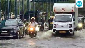 traffic-crawls-on-delhi-gurugram-expressway-after-heavy-rain-causes-waterlogging