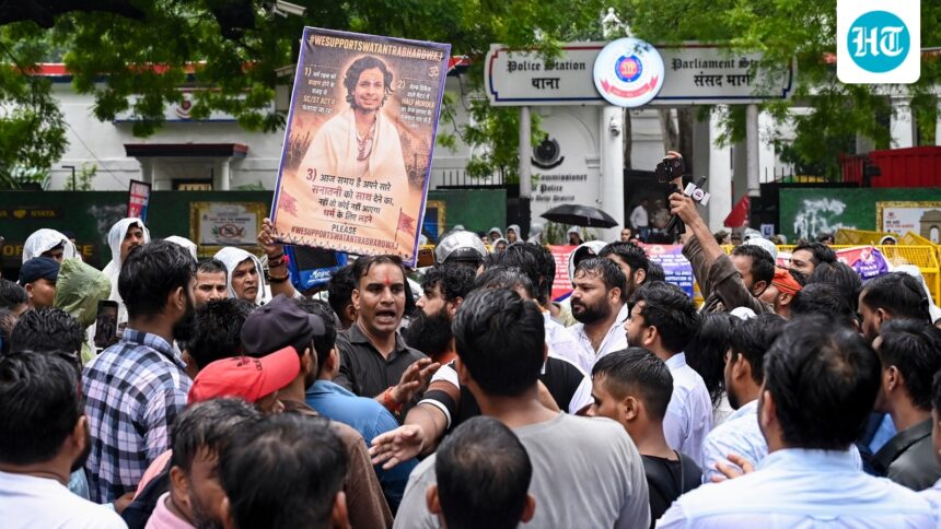 after-swatantra-bhardwaj’s-arrest,-complaint-against-nishu-aazad,-father-over-‘insult’-to-hindu-gods-on-social-media