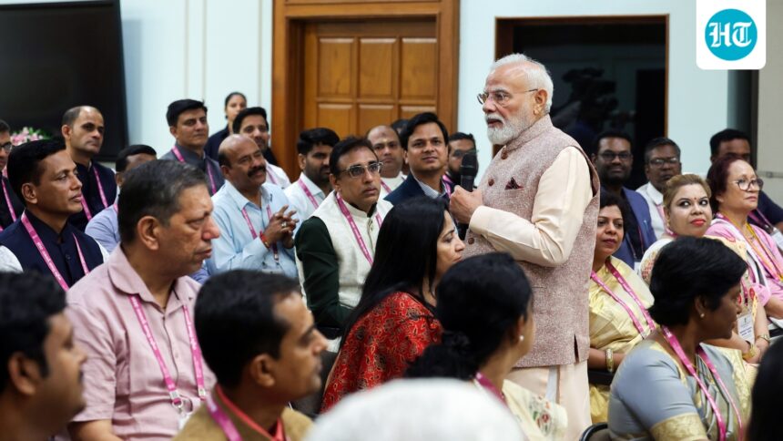 pm-modi-talks-‘aura’-again,-this-time-during-interaction-with-teachers:-‘people-will-keep-looking-at-your-aura’