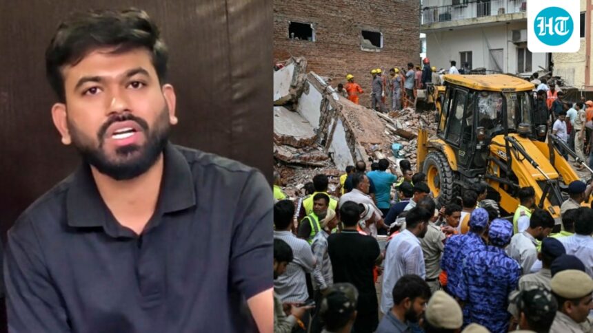 ‘will-pm-modi-visit-du-again-and-explain?’:-abhijeet-dipke-hits-out-at-centre-after-delhi-boys’-pg-building-collapse