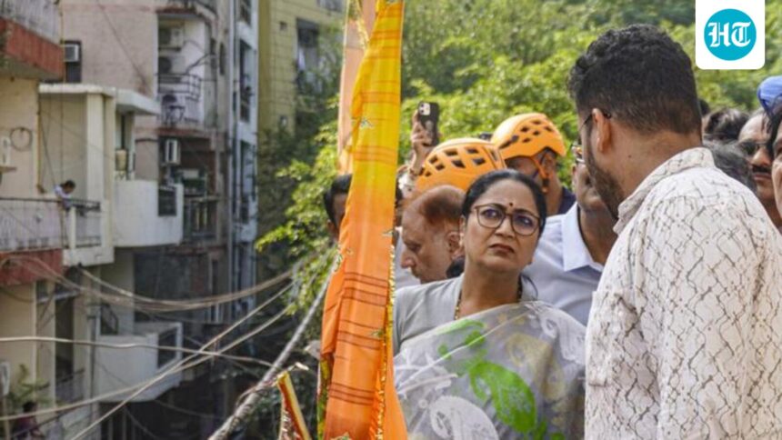 delhi-building-collapse:-80%-debris-cleared,-says-cm-rekha-gupta