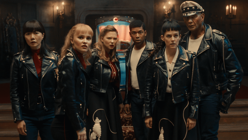 ‘alpha-gang’-review:-cate-blanchett,-lea-seydoux-and-dave-bautista-get-stranded-in-a-sci-fi-comedy-that’s-all-flash-and-zero-substance