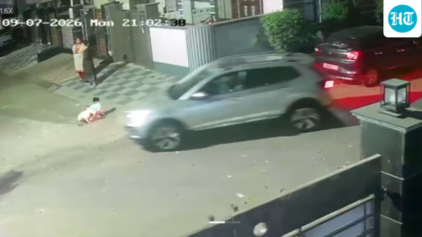 2-year-old-girl-run-over-by-speeding-car-in-gurugram-as-her-mother-watches-in-horror