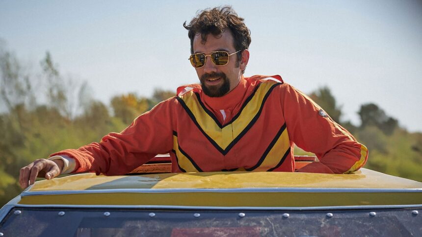 ‘the-stunt-driver’-review:-jay-baruchel-channels-canada’s-answer-to-evel-knievel-in-an-affable-true-life-comedy-that’s-not-fast-or-funny-enough