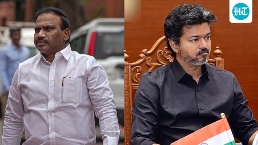 dmk-leaders-a-raja,-sekar-babu-booked-over-alleged-defamatory-remarks-against-cm-vijay:-‘not-a-great-actor…’