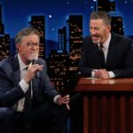 colbert-shaves-his-beard-off,-talks-emmys-and-‘lord-of-the-rings’-movie-on-‘jimmy-kimmel-live!’