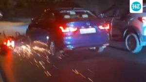 man-falls-off,-parked-bike-dragged-under-car-in-delhi’s-rk-puram,-73-year-old-driver-held