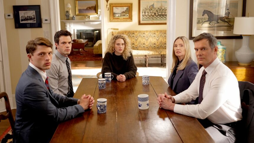 ‘line-of-fire’-review:-peter-krause-and-hope-davis-lead-nbc’s-silly-but-diverting-law-enforcement-family-drama