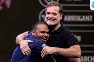 ‘party-of-comedians’:-bjp-slams-rahul’s-modi-mimicry-act-at-chatron-ki-goonj-event
