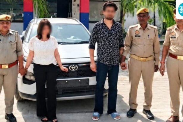 meerut-man-drags-wife-on-car-bonnet-after-she-catches-him-with-‘girlfriend’:-‘pushed-me-into-bush,-tried-to-strangle-me’