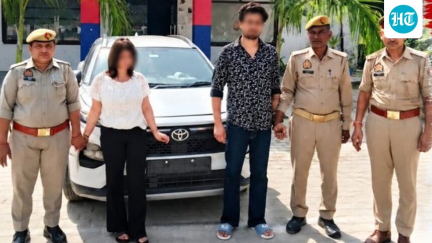 meerut-man-drags-wife-on-car-bonnet-after-she-catches-him-with-‘girlfriend’:-‘pushed-me-into-bush,-tried-to-strangle-me’