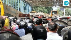 unannounced-protest-on-gurugram’s-sohna-road-triggers-hours-long-traffic-jam