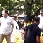 rahul-gandhi-climbs-barricades,-waves-tricolour-during-oppn-march-to-eci:-‘we-are-going-to-destroy-them’