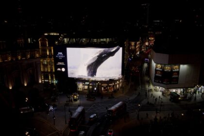 bbc-releases-‘blue-planet-iii’-trailer-at-london-premiere-with-blue-carpet,-splashy-piccadilly-lights-takeover